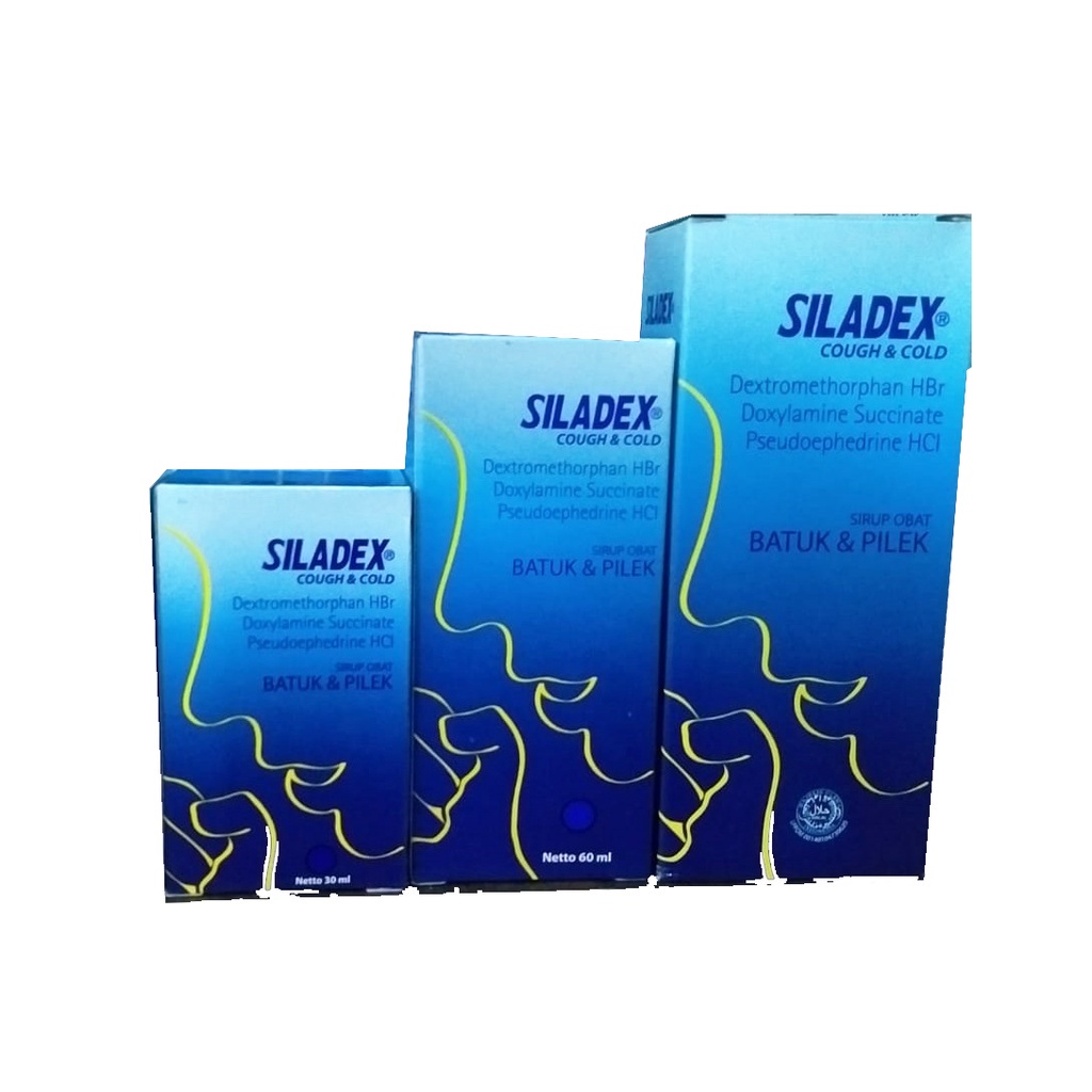 SILADEX SIRUP BATUK PILEK (BIRU) 30,60,100 ML APM*