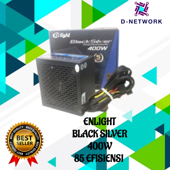 power supply 400 watt enlight 85+ EFISIENSI bronze 400watt psu
