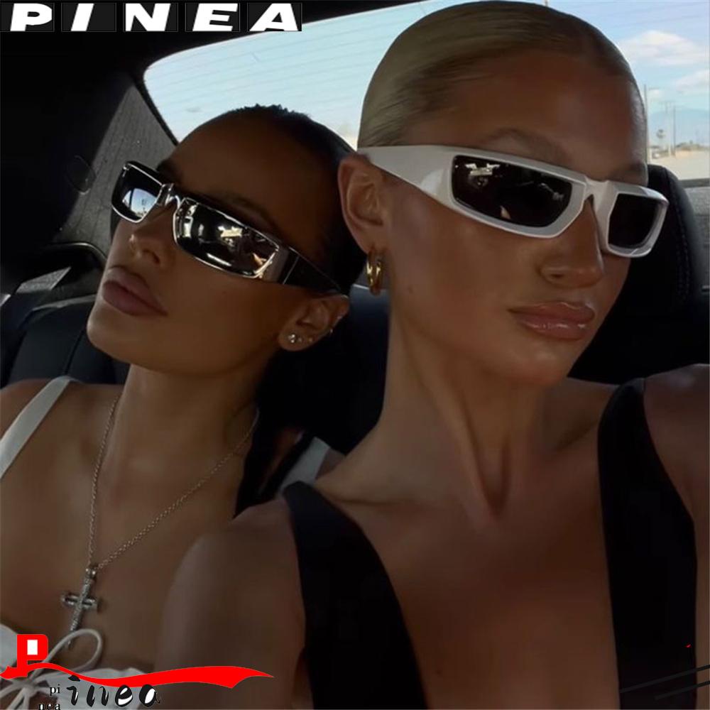 PINEAPPLE Y2k Kacamata Hitam Fashion Bersepeda Olahraga Punk Goggles
