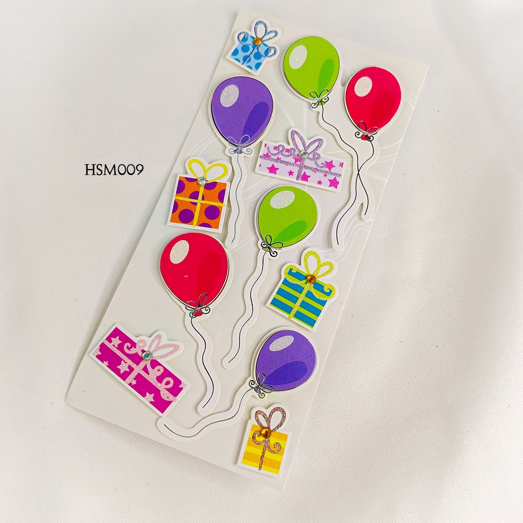 

Stiker Pesta Balon Paper DIY Kit HSM-RA009