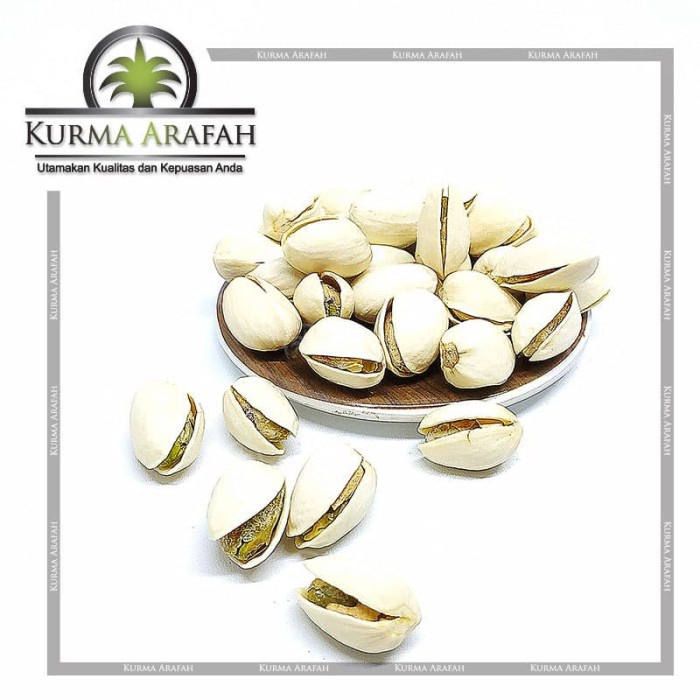 

✨Ready Stok✨ - kacang pistachio 1 kg fustuk camilan sehat Import Kacang Arab