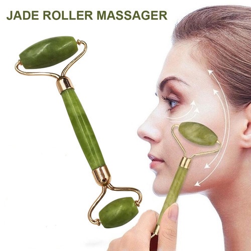 ALAT PIJAT MUKA WAJAH JADE ROLLER  FACIAL BATU ROLLER GIOK STONE