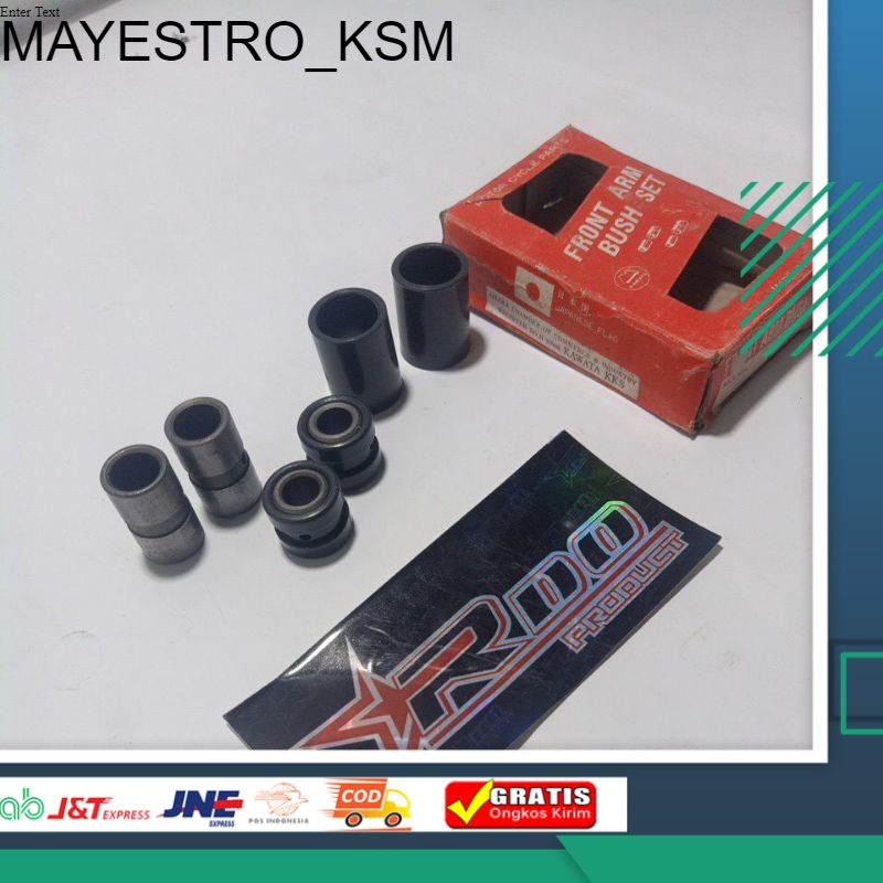 Reparkit Bush Bos  shock Skok depan front arm bush set Honda c 70