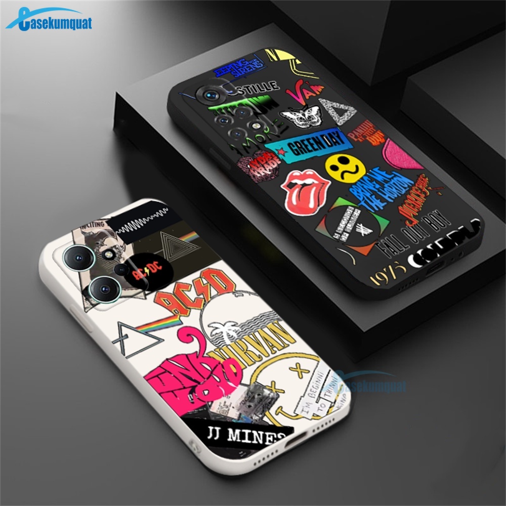 Casing Redmi A1 A2 10C 9C 10A 10 5G 9A 9T Note 12 11 11S 10 10S Pro Xiaomi Pcoc M5S C40 M3 Pro  Bran