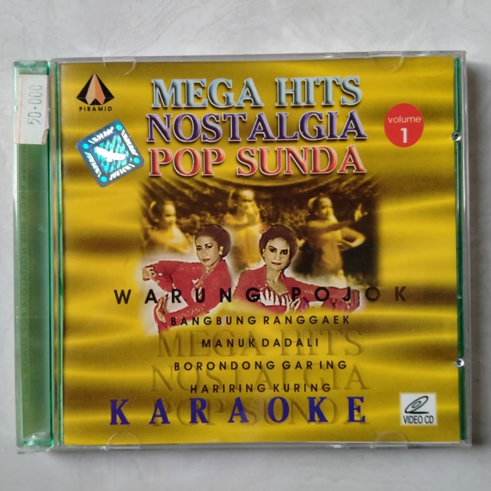 vcd original mega hits nostalgia pop sunda
