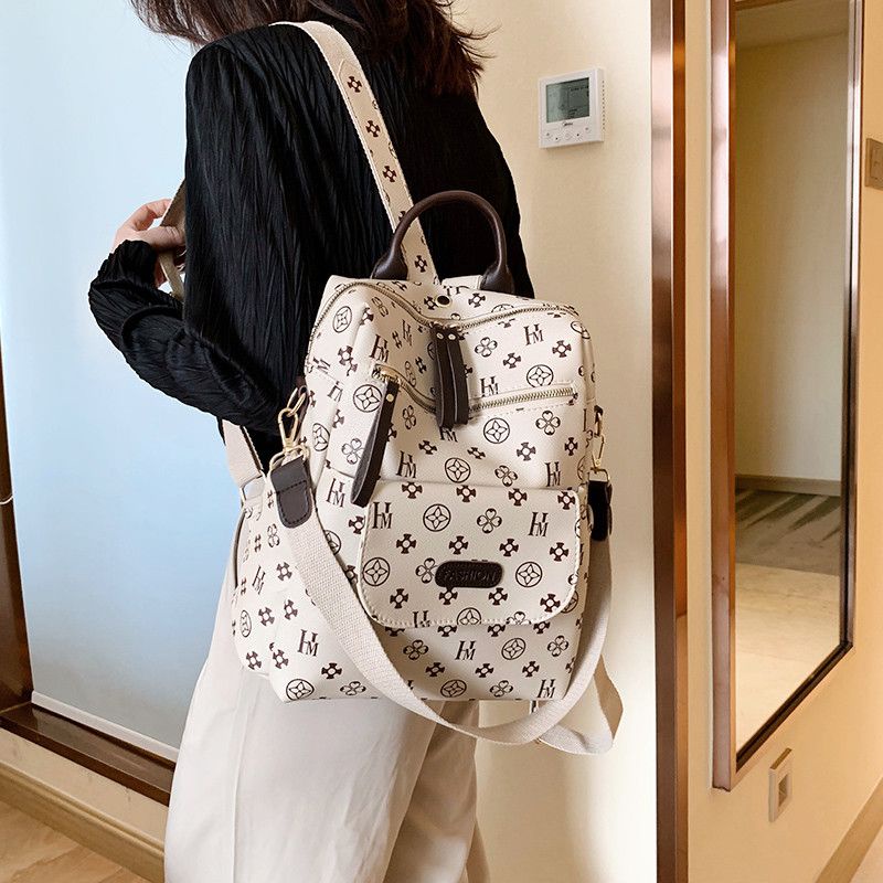 [ COD✅ ] Aroana Bag Tas Ransel Wanita Versi Korea  Mode Baru Kulit Lembut Ransel Perjalanan tas Seko