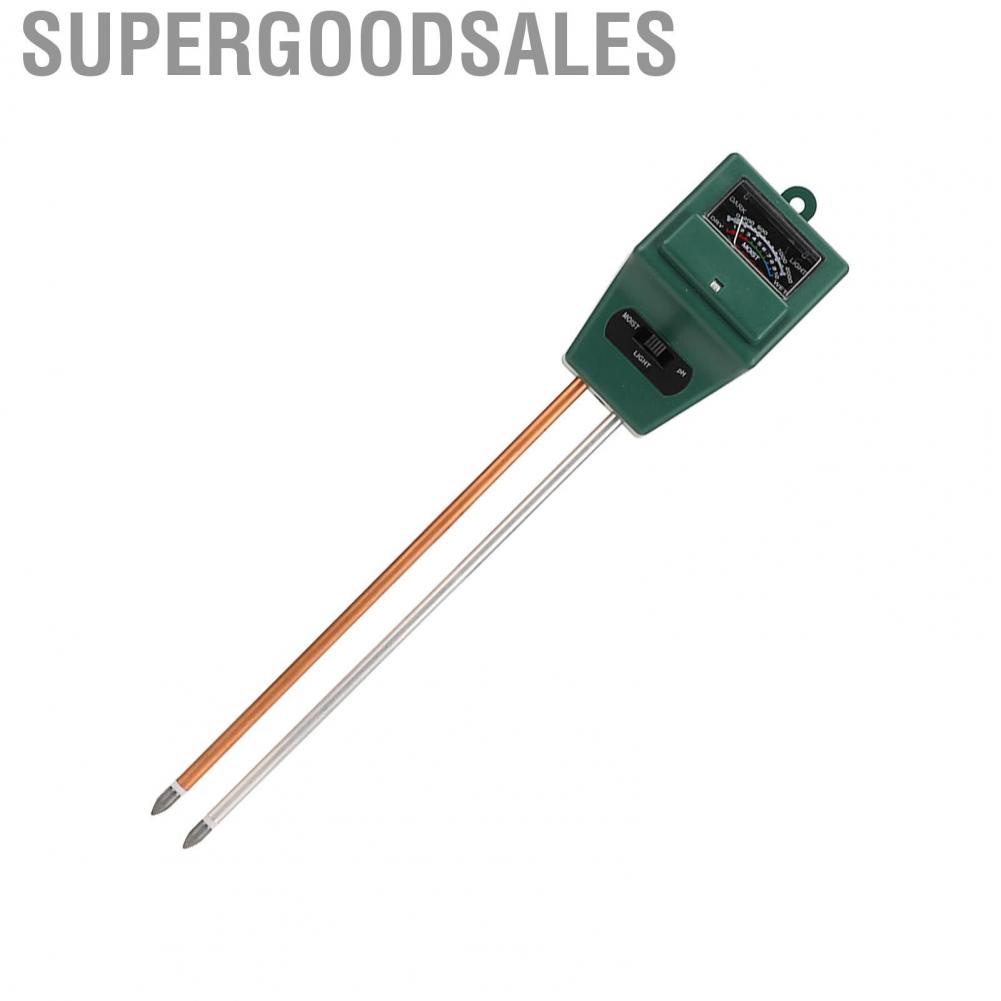 Supergoodsales Soil Tester  18.4cm Probe ABS Water Detector for Planting