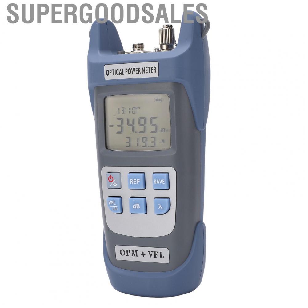 Supergoodsales Wattmeter Optical Power Meter Fast Accurate Low  Consumption Fiber Testing Tool 20MW 20KM ‑50 to +26dbm