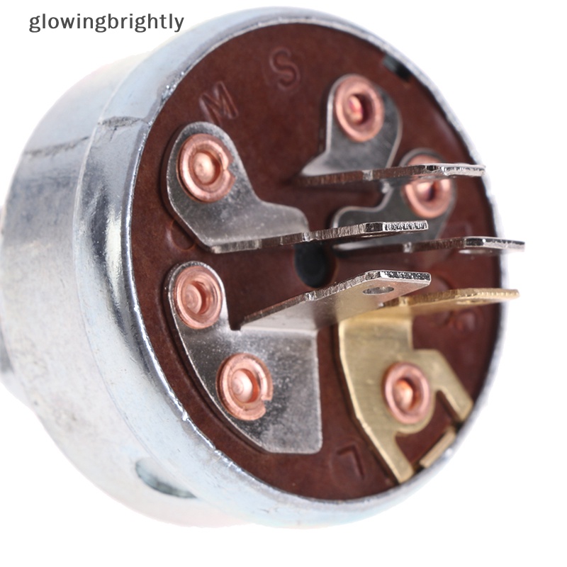 [glowingbrightly] Saklar Starter Pengapian Mesin Potong 5pin Dengan Kunci Untuk 4406R STD365402 Tfx