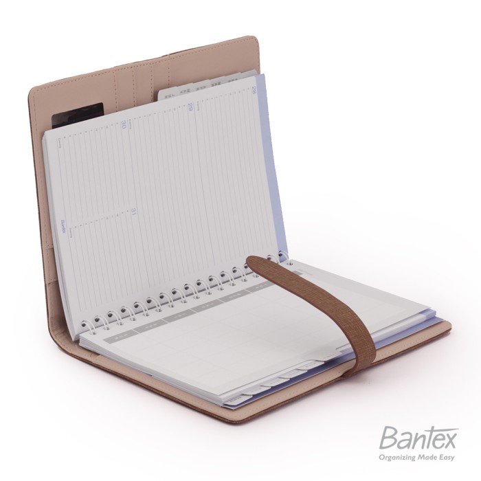 

Buku Agenda Planner Cover Kulit Brown Leather Diary Bantex - 7492 03
