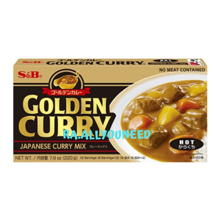 

Golden Curry Hot /Japanese Curry Mix Hot 220gr