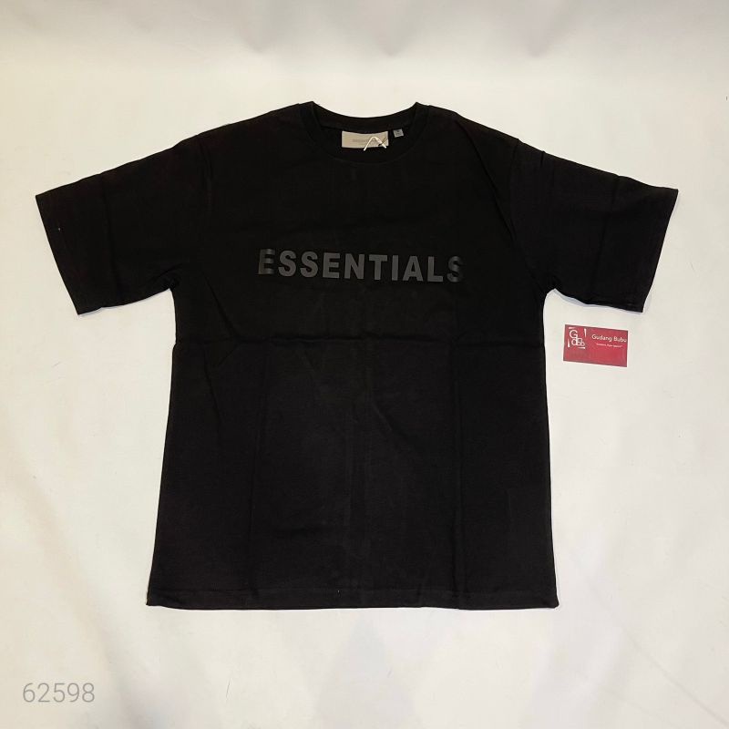 Tshirt Fear Of God FOG Essentials SS20 Logo Black BNIP Bvs