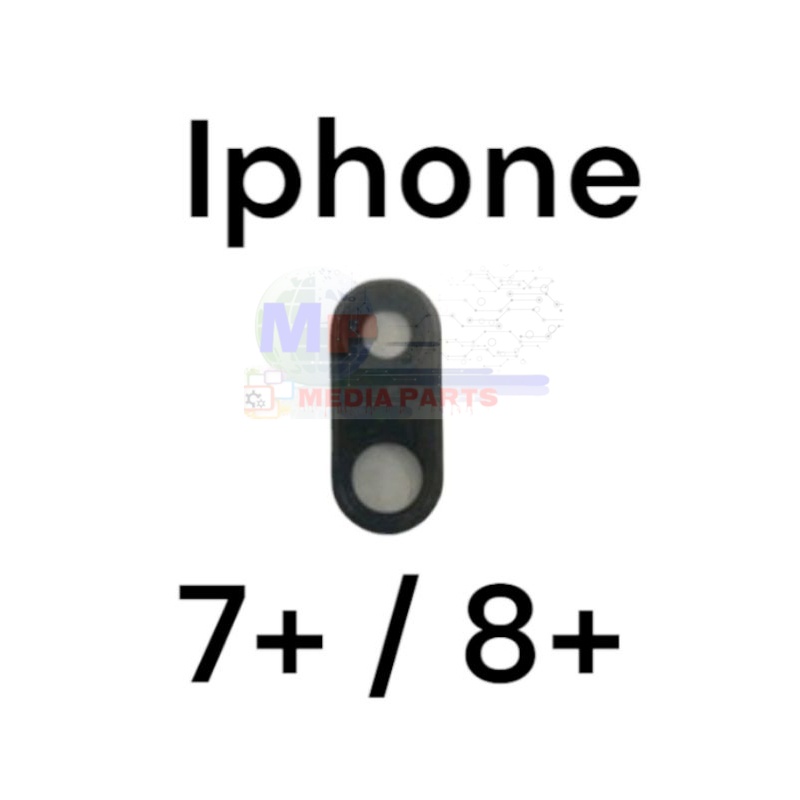 KACA KAMERA IPHONE 7 PLUS / 8 PLUS HITAM