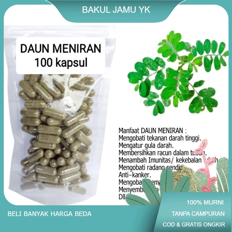 

Daun MENIRAN isi 100 kapsul untuk rematik sakit pinggang