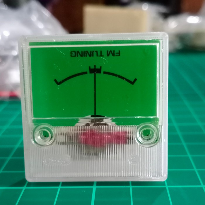 vu meter fm tuning radio analog Tyas Elektro