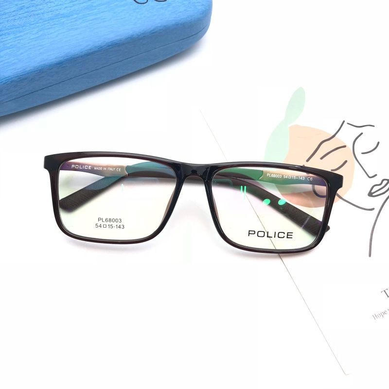 COD  FRAME KACAMATA POLICE PRIA SPORTY PAKET MINUS & CYLINDER FOTOCROMIC