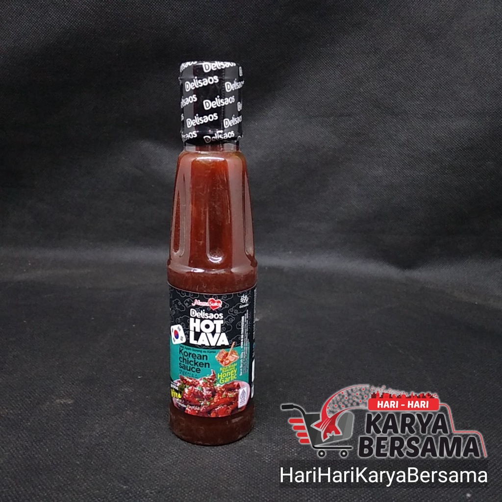 

SAUS MAMA SUKA DELISAOS HOT LAVA KOREAN CHICKEN SAUCE HONEY GARLIC 160GR