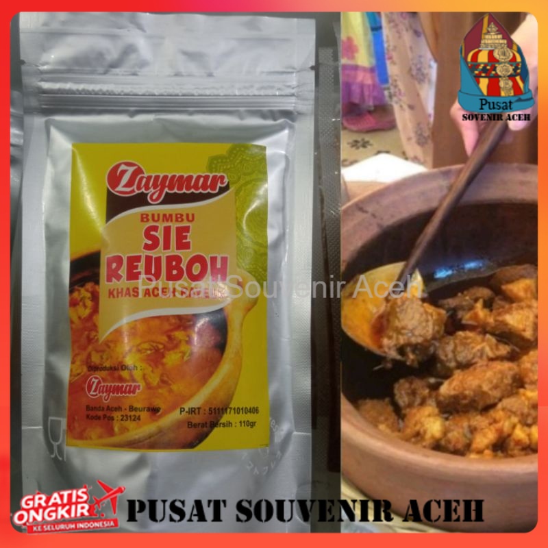 

ZAYMAR Bumbu Kering Sie Reuboh + Cuka Montasik untuk 1 kg Daging