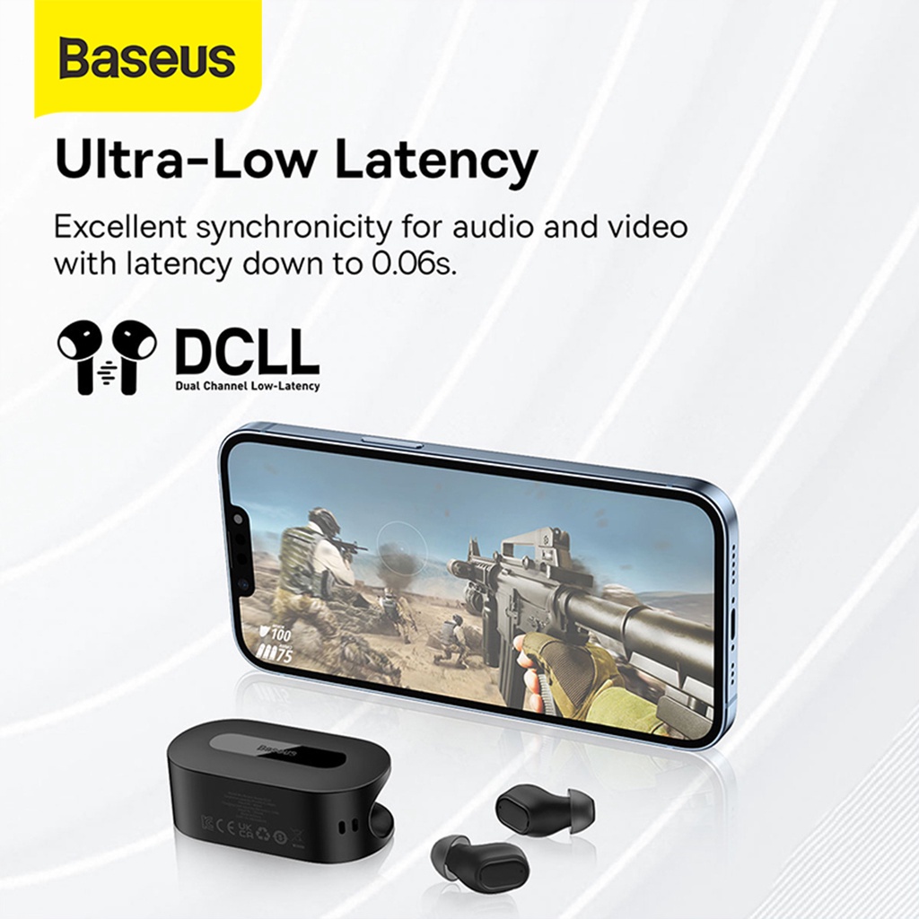 Baseus Bowie EZ10 True Wireless Bluetooth Earphone TWS Mini Earbuds Headset
