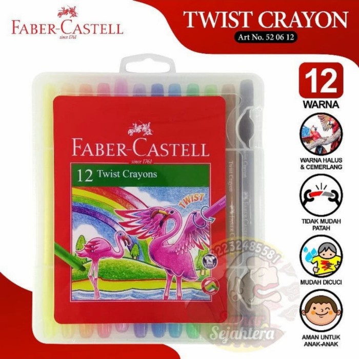 

Twist Crayon Faber-Castell 12W