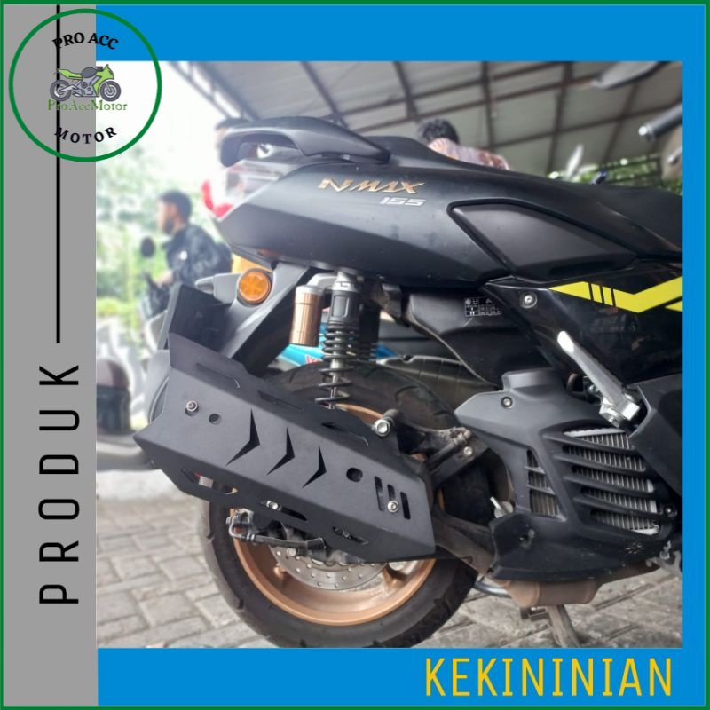 Cover Tutup Knalpot New Nmax 2020 2021 2022 2023 Model Robot Besi Kuat Awet pro acc motor