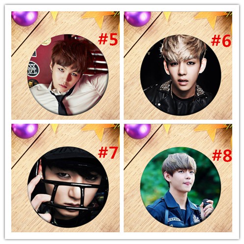 1pc Fashion KPOP BTS Bangtan Boys JUNGKOOK Badge Bros Dada Souvenir Hadiah LY