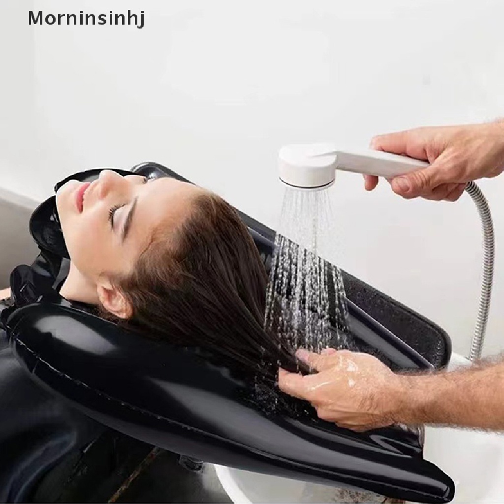 Mornin Baskom Keramas Tiup Salon Kecantikan Wastafel Cuci Rambut Cushion Bantal Leher id