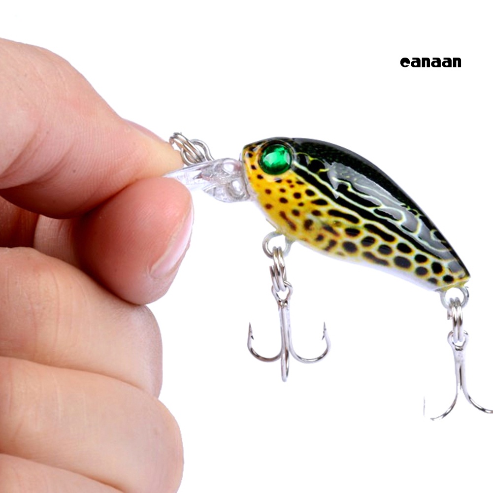 Cnn-6pcs 4.5cm 4g Memancing Buatan Manusia Hidup Keras Umpan Wobbler Air Ikan Renang Umpan