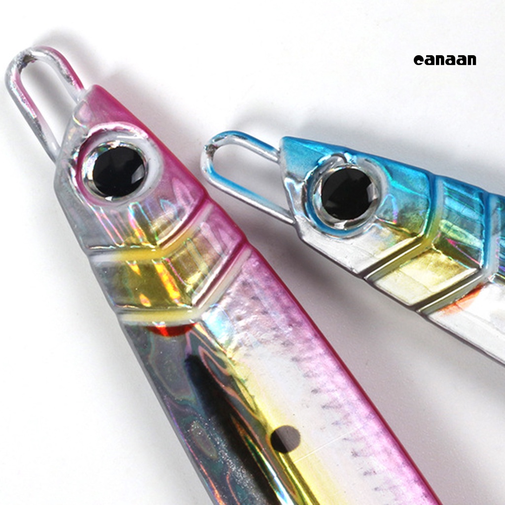 Cnn-60/80/100g Umpan Pancing Warna Terang Kertas Sangat Reflektif 3D-Printed Anti Korosi Jigging Lure Untuk Memancing