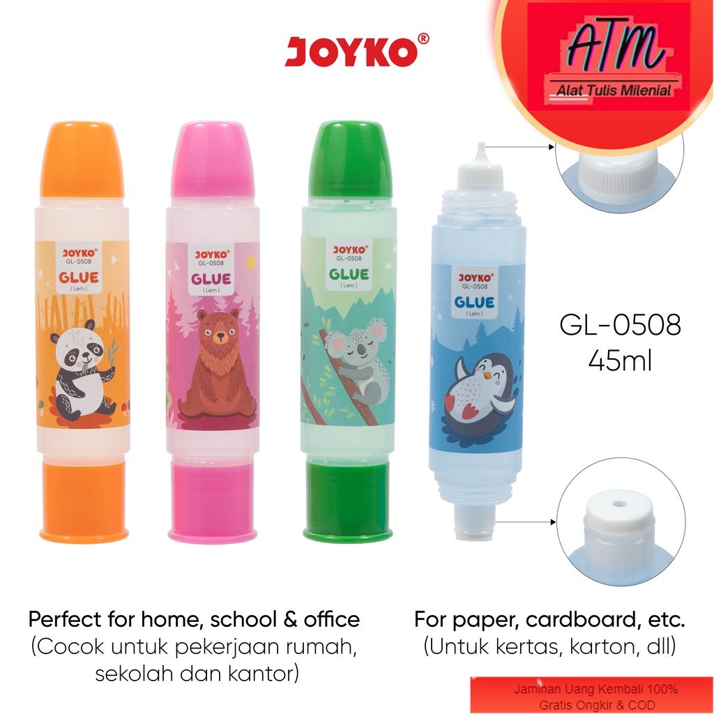 

Liquid Glue Lem Kertas Cair Joyko GL-0508 45ml