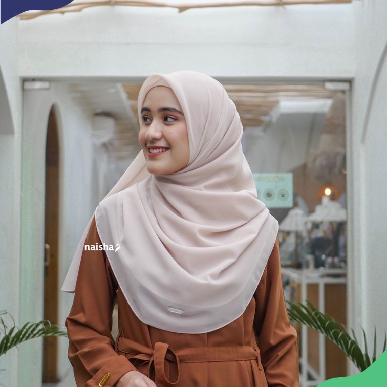 NAISHA OFFICIAL - Salwa Malay | Hijab Malay Syar'i | Segiempat Curve