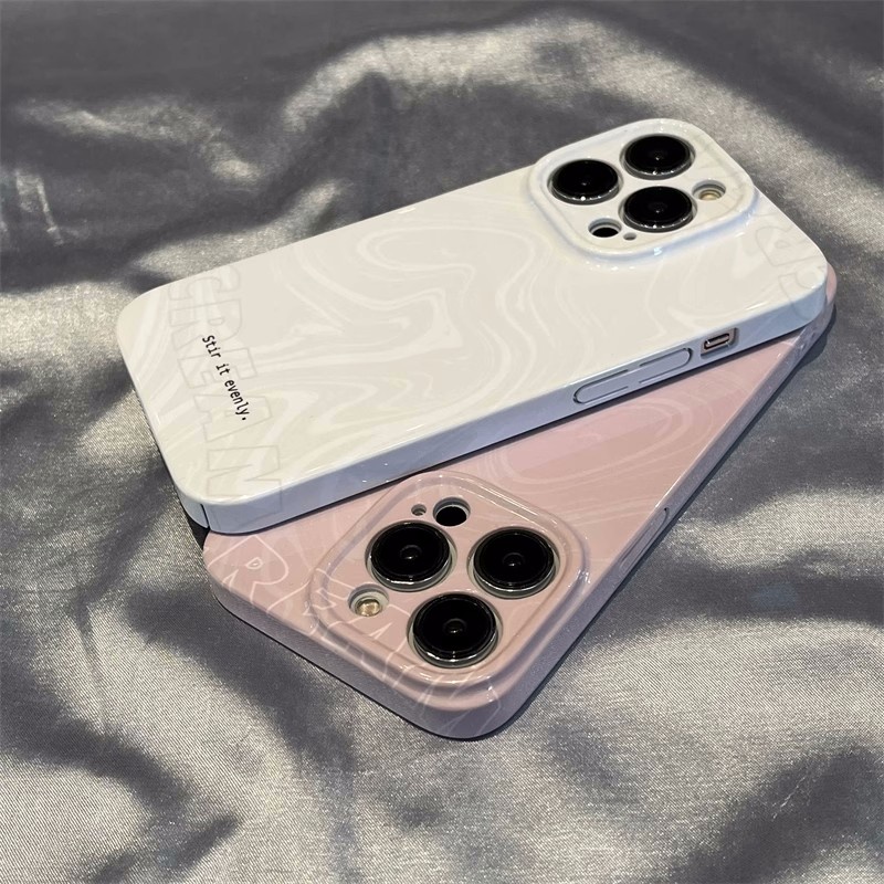 IPHONE Casing Ponsel Seni Film Mewah Untuk Iphone14Plus13 12 11 Pro max XS max XR X Shockproof Acrylic Phone Cover Casing