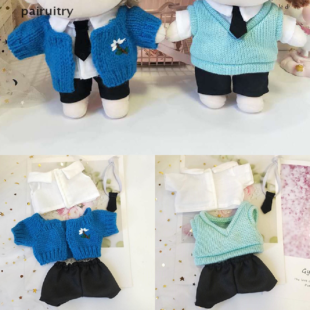 Baju Boneka PRT Untuk Boneka Idola 20cm Aksesoris Plush Doll Pakaian Sweater PRT