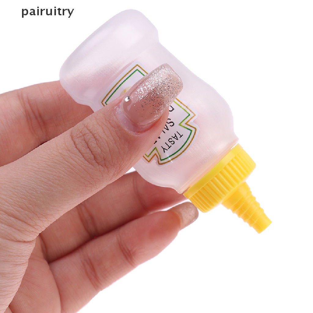 Prt 3Pcs Botol Peras Saus Mini Portable Botol Bumbu Subbotol Plastik PRT