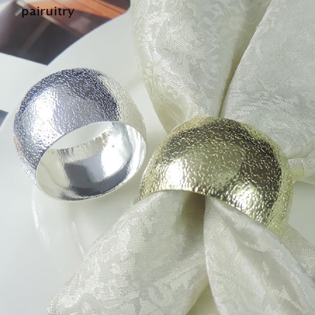 Prt Napkin Rings Wedding Party Hotel Serviette Gesper Tempat Serbet Dekorasi Meja PRT