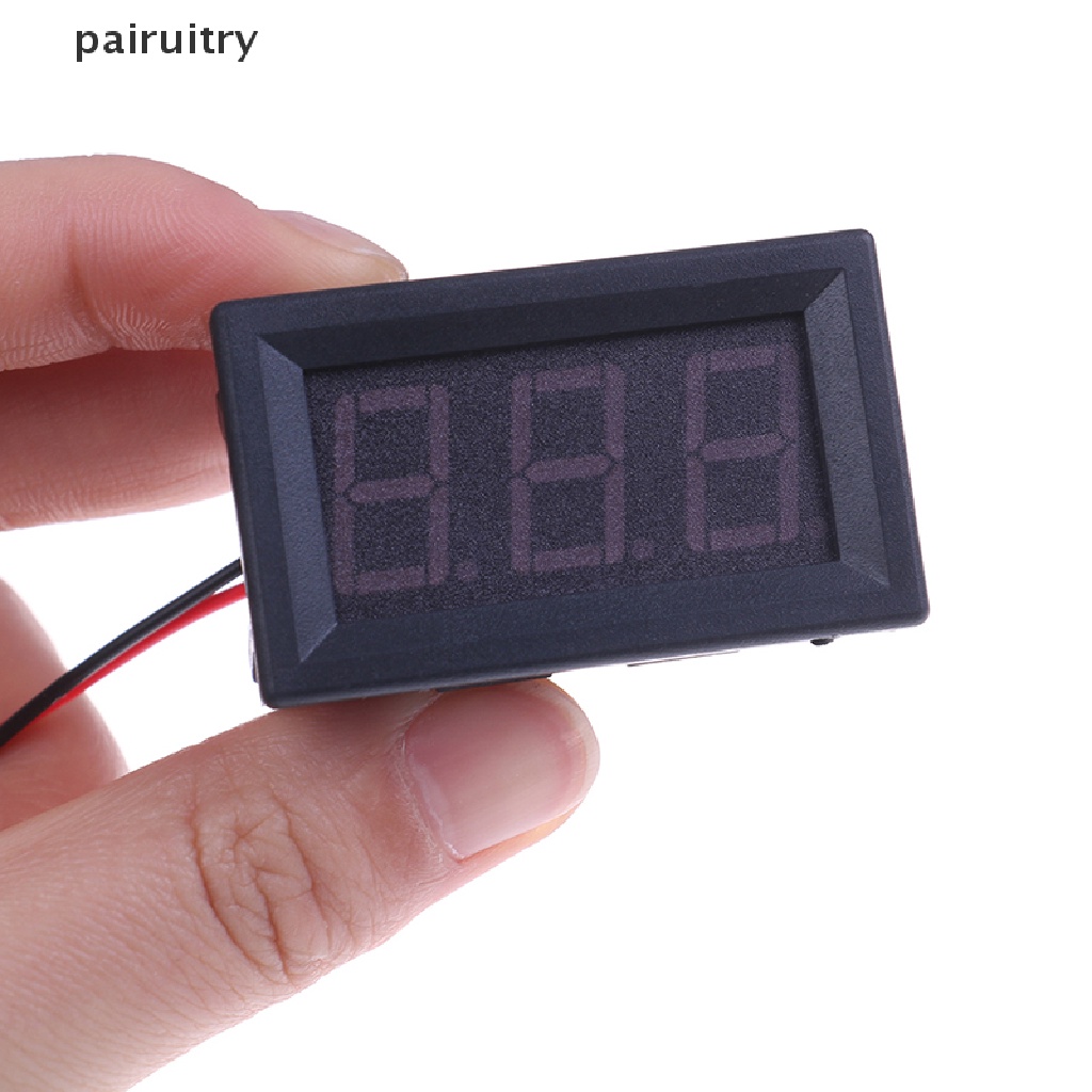 Prt AC 70-500V digital voltmeter LED display 2kabel volt Tes Tegangan meter PRT