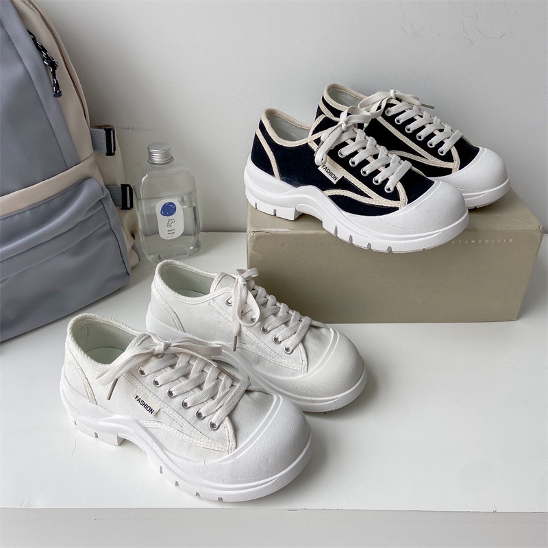 JBI-0271 GRATIS BOX Sepatu Kanvas Wanita Sneakers Casual Fashion Korea Yunjin Shoes Premium