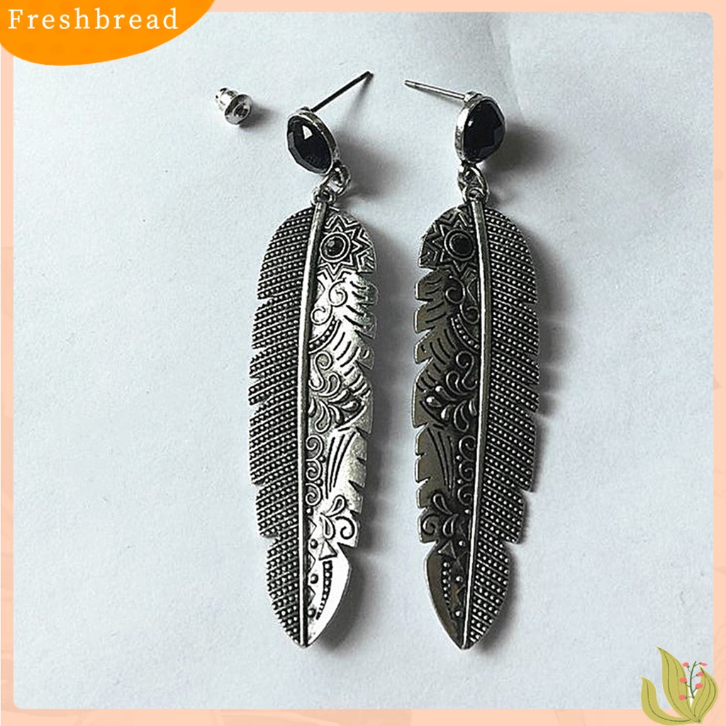 &lt; Freshbread &gt; 1pasang Anting Menjuntai Berongga Keluar Daun Perhiasan Semua Pertandingan Ringan Indah Stud Earrings Untuk Pacaran