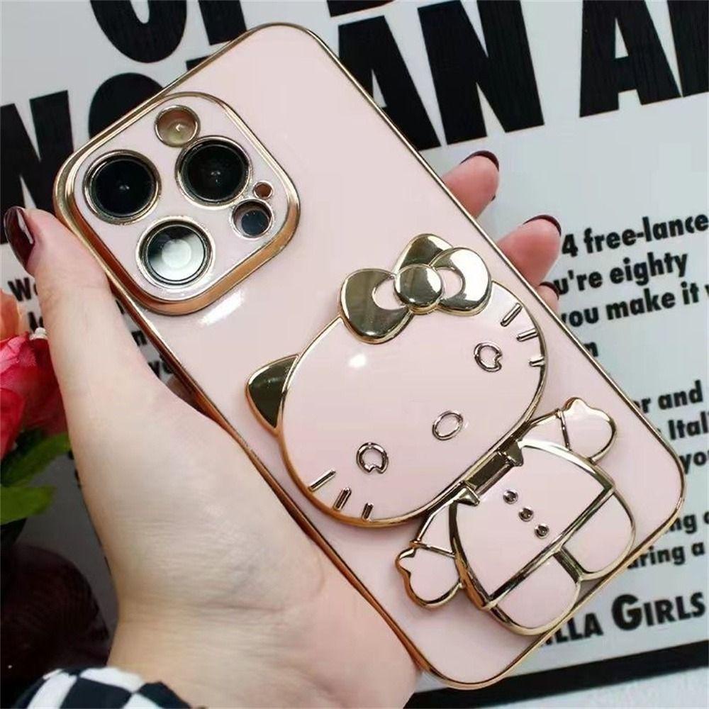 Quinton KT Cat Phone Holder Phone Accessories Phone Grip Phone Case Dekorasi Buckle Bracket Smartphone Phone Kickstand Braket Handphone