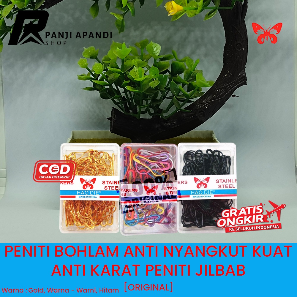 [ORIGINAL] PENITI BOHLAM ANTI NYANGKUT KUAT ANTI KARAT PENITI JILBAB