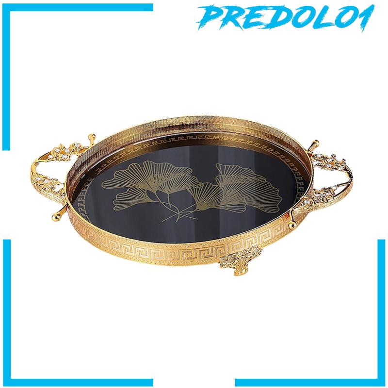 [Predolo1] Nampan Hias Dengan Pegangan Nordic Style Desktop Organizer Serving Tray
