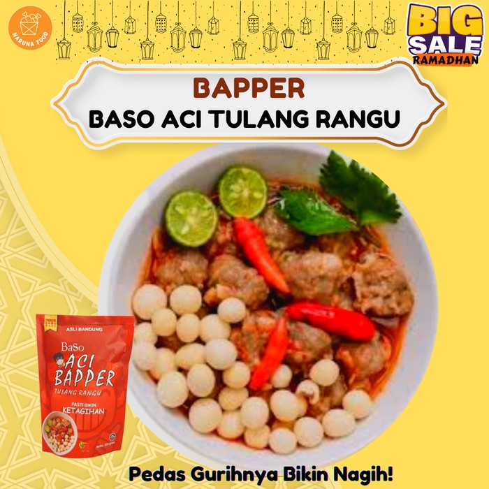 

baso aci premium bapper tulang Rangu dan bapper mercon - Bapper Original