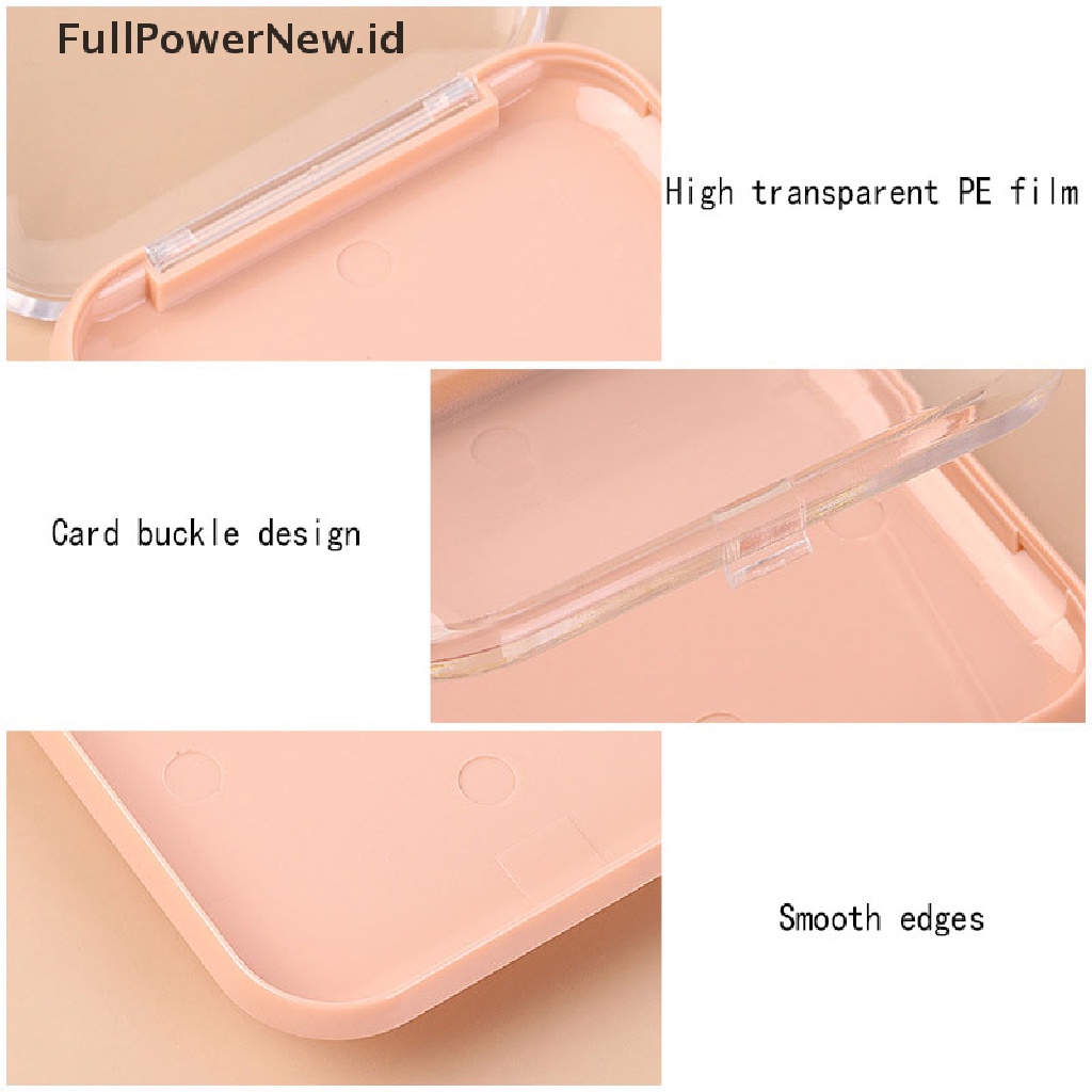 Power Nail Art Display Box Kotak Organizer Buffer Gerinda Files Alat Kuku Plastik ID