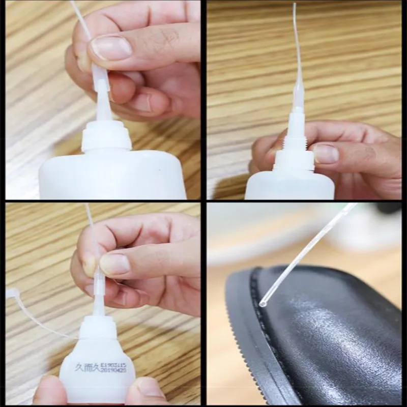 100pcs Pipet Transparan Cocok Untuk 401dan502lem DIY Craft Dispensing Hose Precision Aplicator Dropper Nozzle Non Perekat Lem Tangan Micro Nozzle