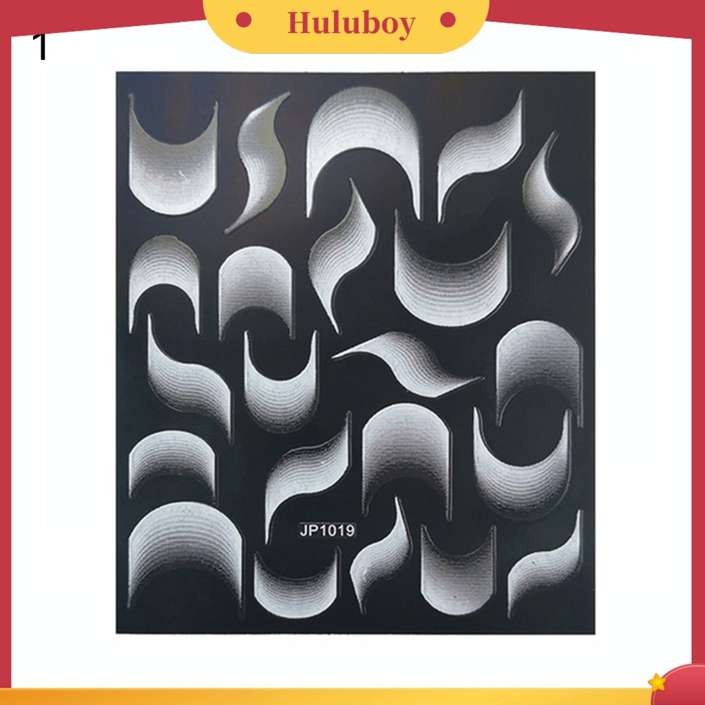 {In Stock} Stiker Nail Art Desain Kupu-Kupu Bulan Ukiran Kecantikan Kertas Multi-Berbentuk Kuku Dekorasi Untuk Penggunaan Profesional