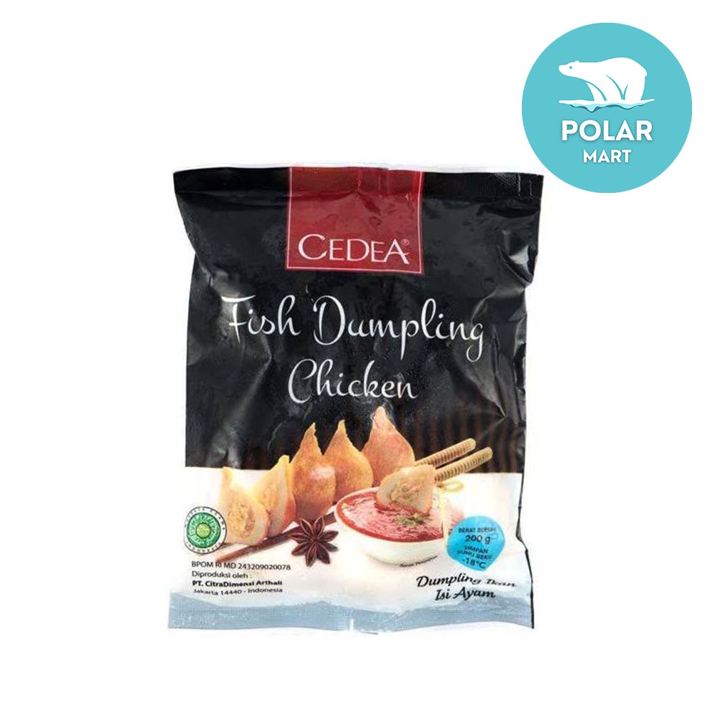 

[Cab. Cimahi] Cedea Fish + Chicken Dumpling 200 Gram (FROZEN FOOD BANDUNG)