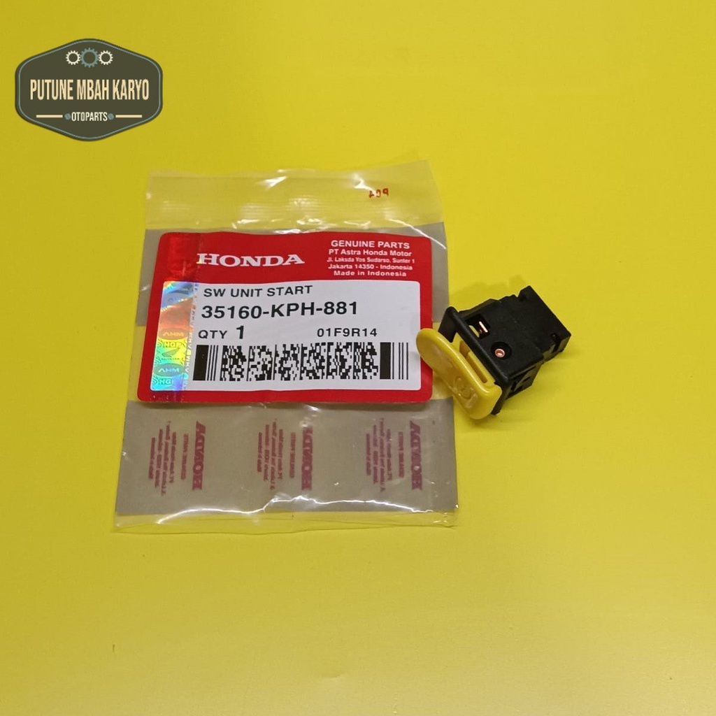 Tombol Starter Saklar Stater Motor Karisma Supra X 125 BeAT Karbu Vario KPH