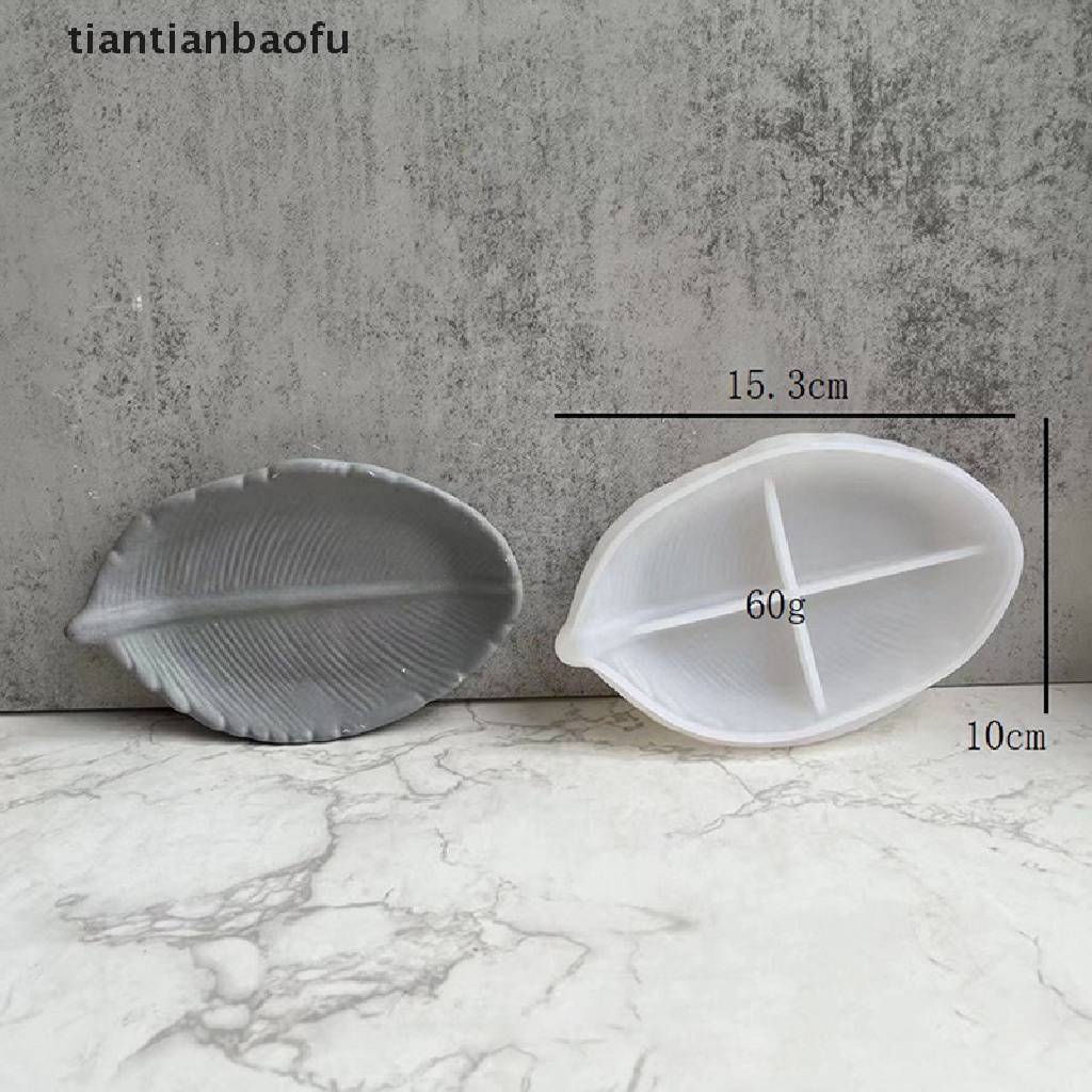 [tiantianbaofu] 1pc Ginkgo Leaf Leaves Maple Leaf Cetakan Silikon Handmade Leaf Tray Mould Butik