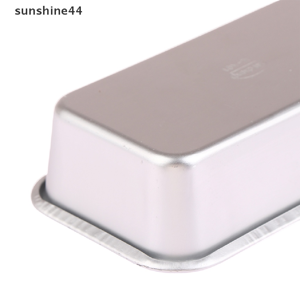 Sunshine 1Pc Loyang Roti Paduan Aluminium Loyang Persegi Panjang Cetakan Kue Pastry Baking Pan ID