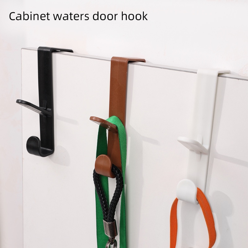 [Unggulan] Serba Serbi Hemat Tempat Finishing Rak Pintu Kamar Belakang Gantung Hook Payung Gantungan Peralatan Dapur Lemari Tahan Lama Organize Holder Powerfull Load Clothes Hat Rack